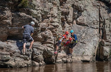 Silvestrovská ferrata Hluboká