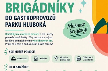Sháníme brigádníky na další část sezóny